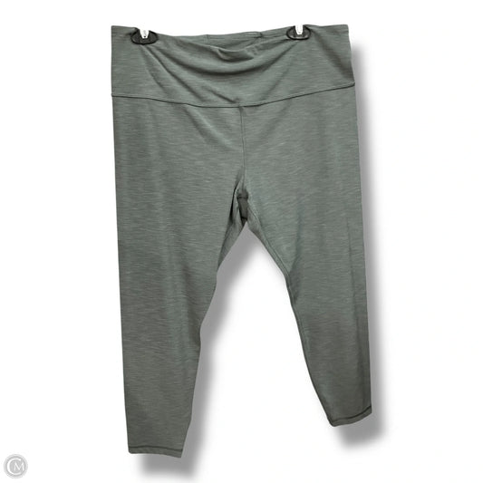 Athletic Capris By Athleta In Green, Size: Xl