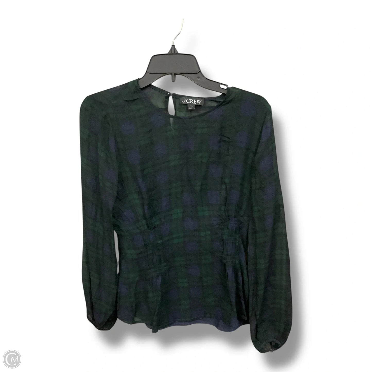 Top Long Sleeve By J. Crew In Green, Size: S