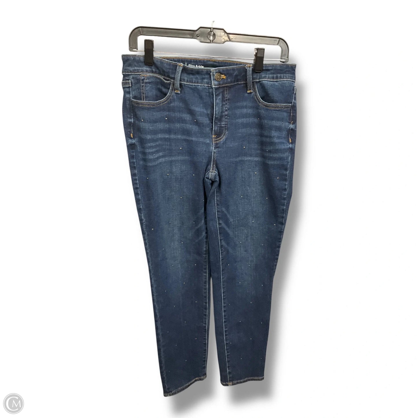 Jeans Skinny By Talbots In Blue Denim, Size: 6