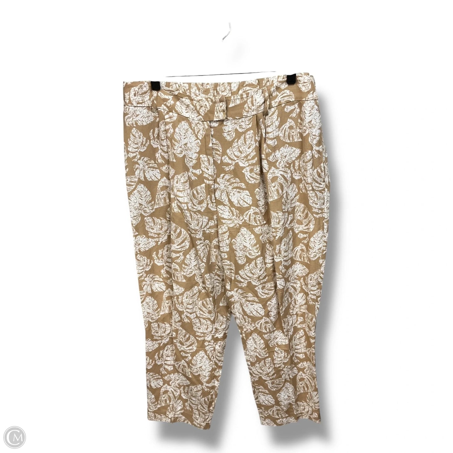 Pants Dress By Alfani In Tan & White, Size: 12