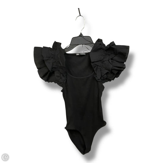 Bodysuit By Zara In Black, Size: S