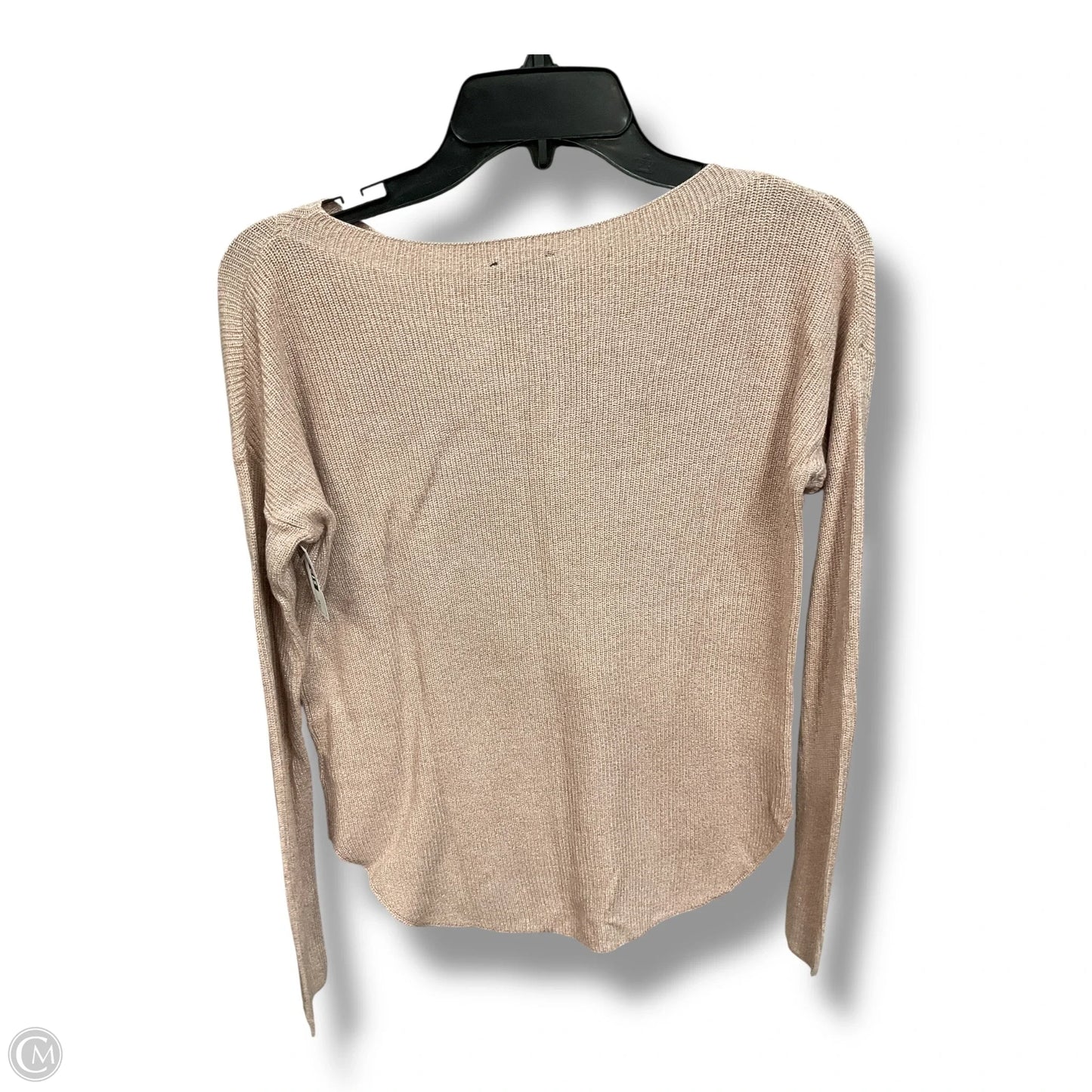 Top Long Sleeve By Express In Tan, Size: Xs