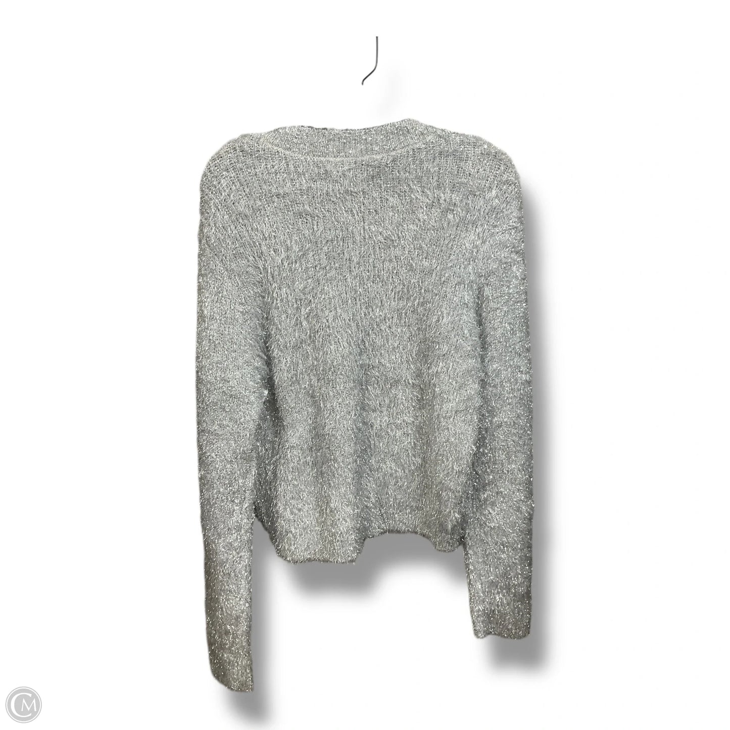Sweater By Loft In Grey, Size: L