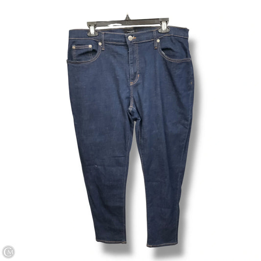 Jeans Boot Cut By Banana Republic In Blue Denim, Size: 14