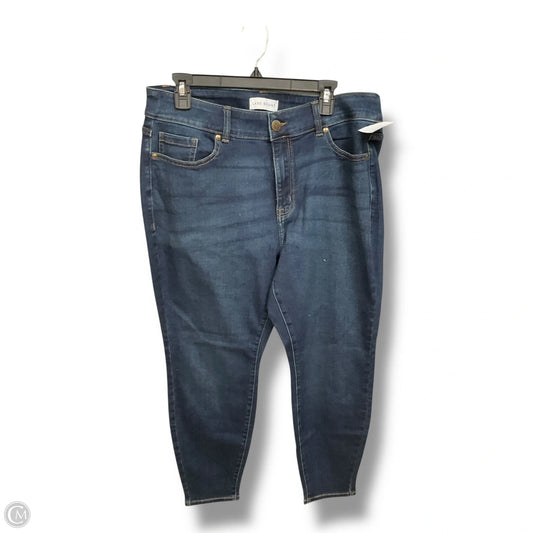 Jeans Straight By Lane Bryant In Blue Denim, Size: 18
