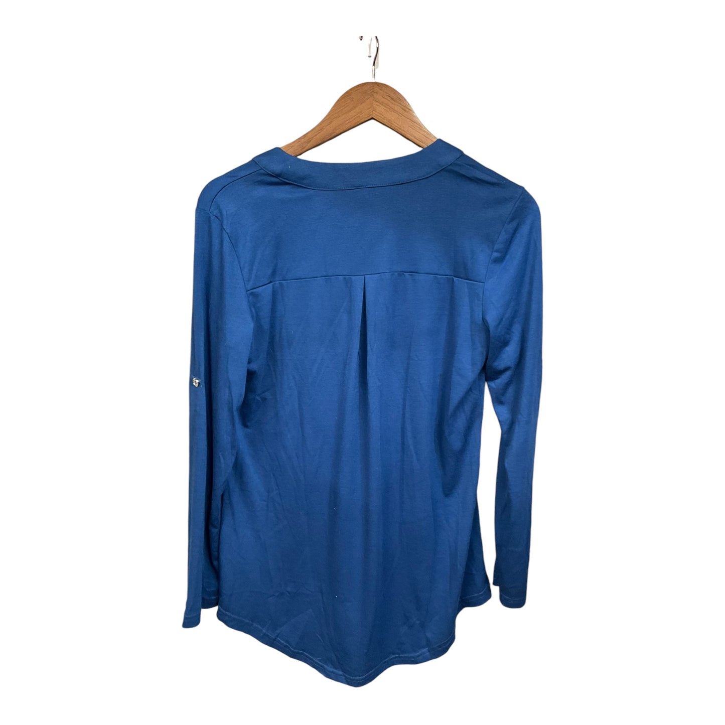 Top Long Sleeve By Clothes Mentor In Blue, Size: M