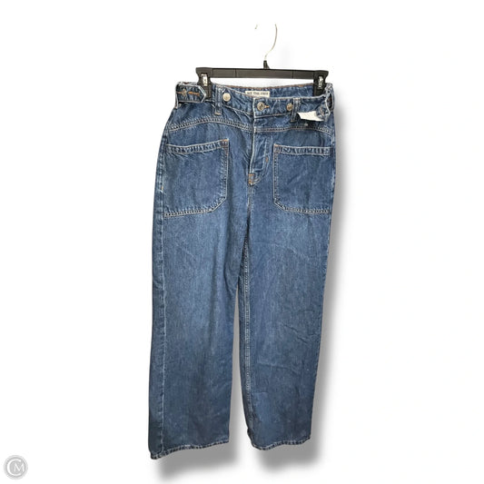 Jeans Wide Leg By We The Free In Blue Denim, Size: 4