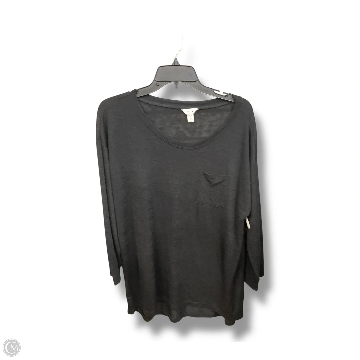 Tunic 3/4 Sleeve By Intro In Black, Size: L