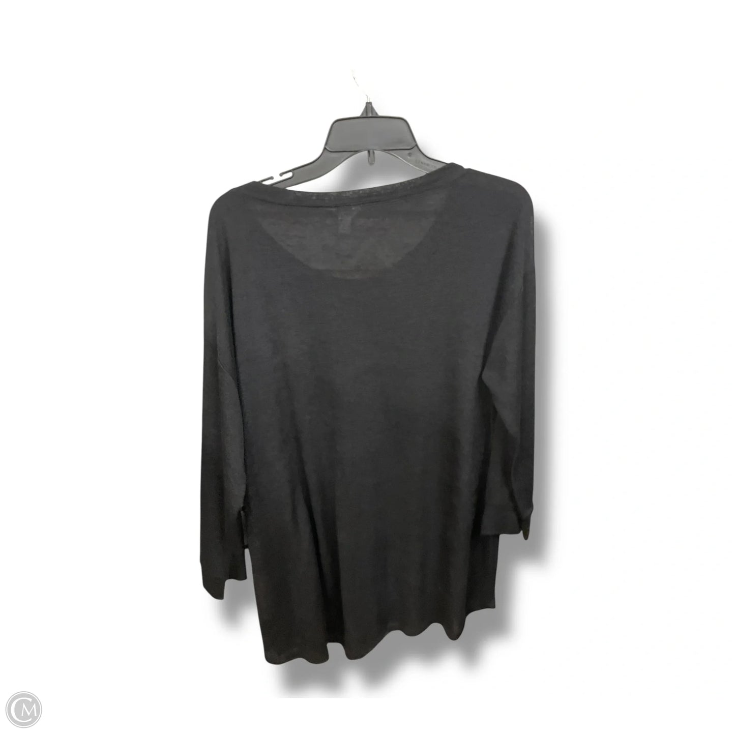 Tunic 3/4 Sleeve By Intro In Black, Size: L