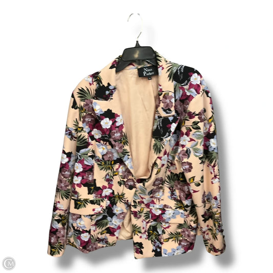 Blazer By Nina In Floral Print, Size: 3x