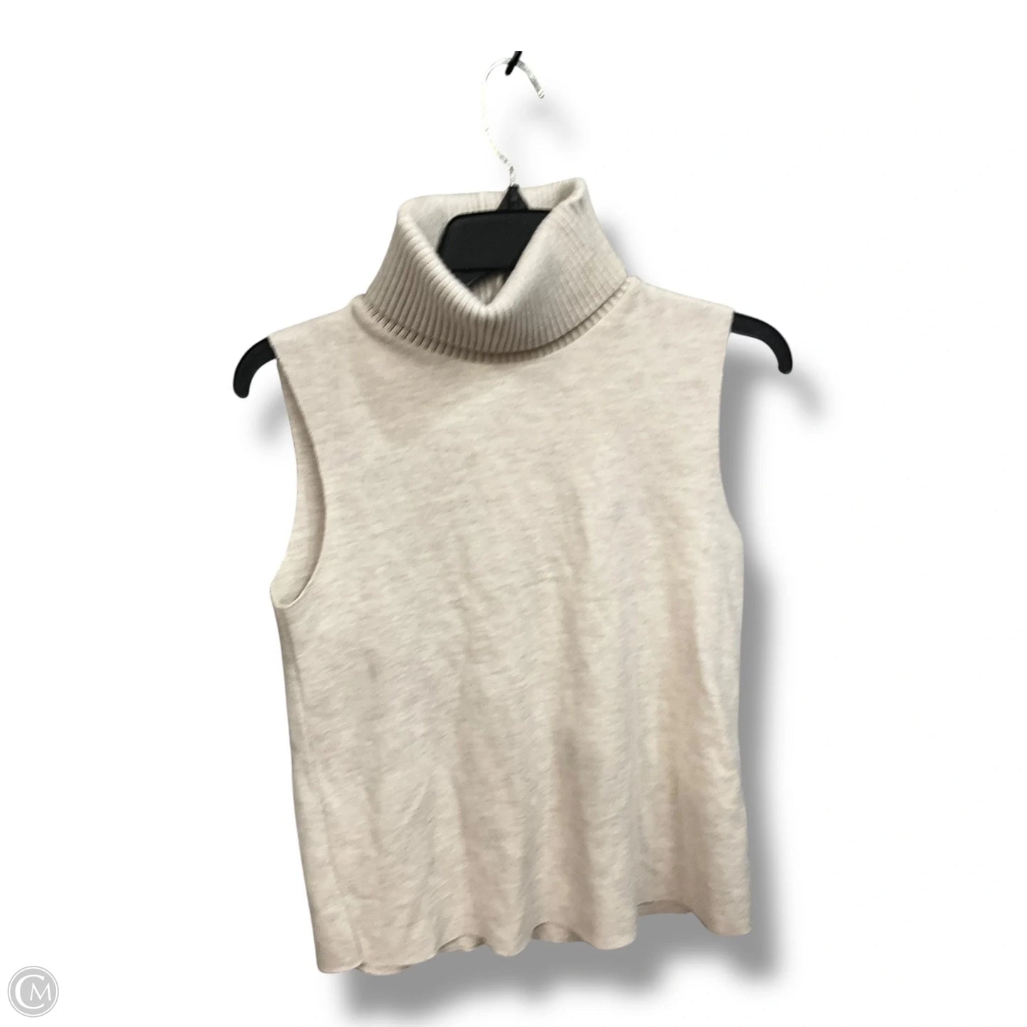 Top Sleeveless By Zara In Tan, Size: S