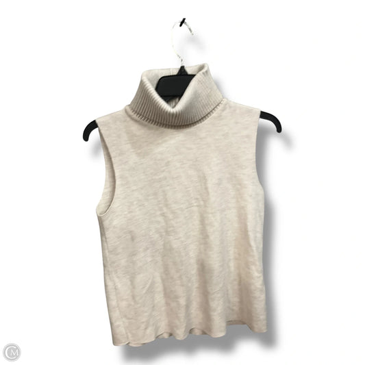 Top Sleeveless By Zara In Tan, Size: S