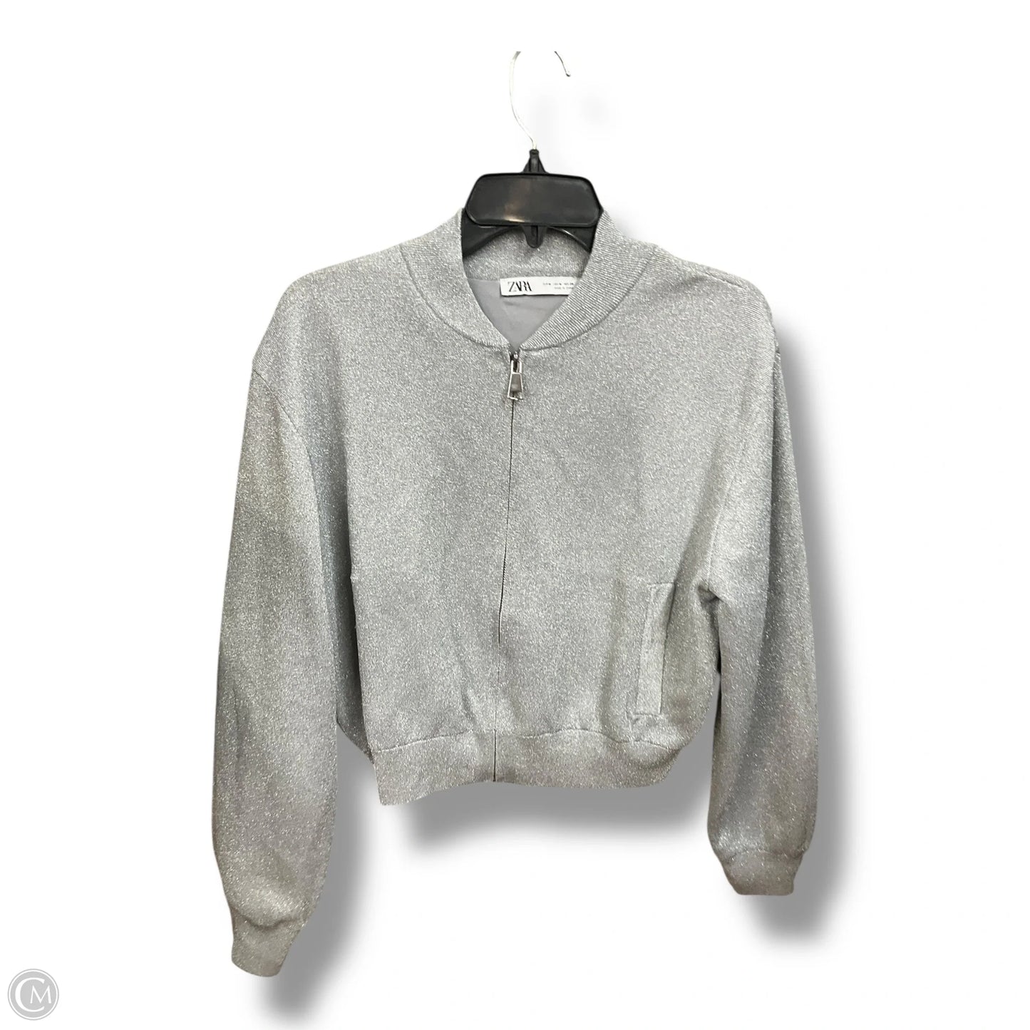 Jacket Other By Zara In Silver, Size: M
