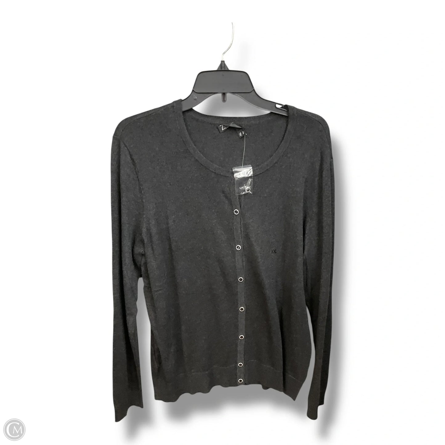 Cardigan By New York And Co In Grey, Size: Xxl
