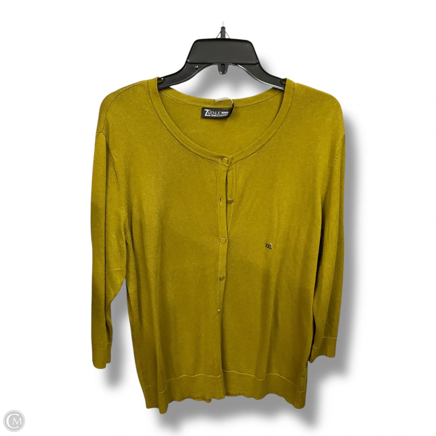 Cardigan By New York And Co In Green, Size: Xxl