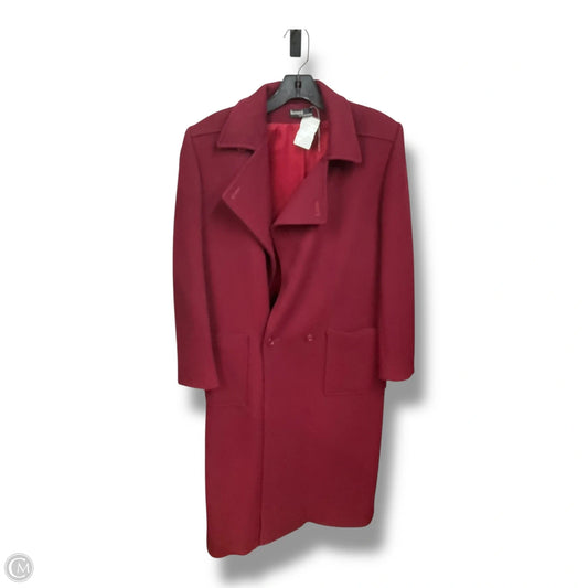 Coat Peacoat By Clothes Mentor In Red, Size: M