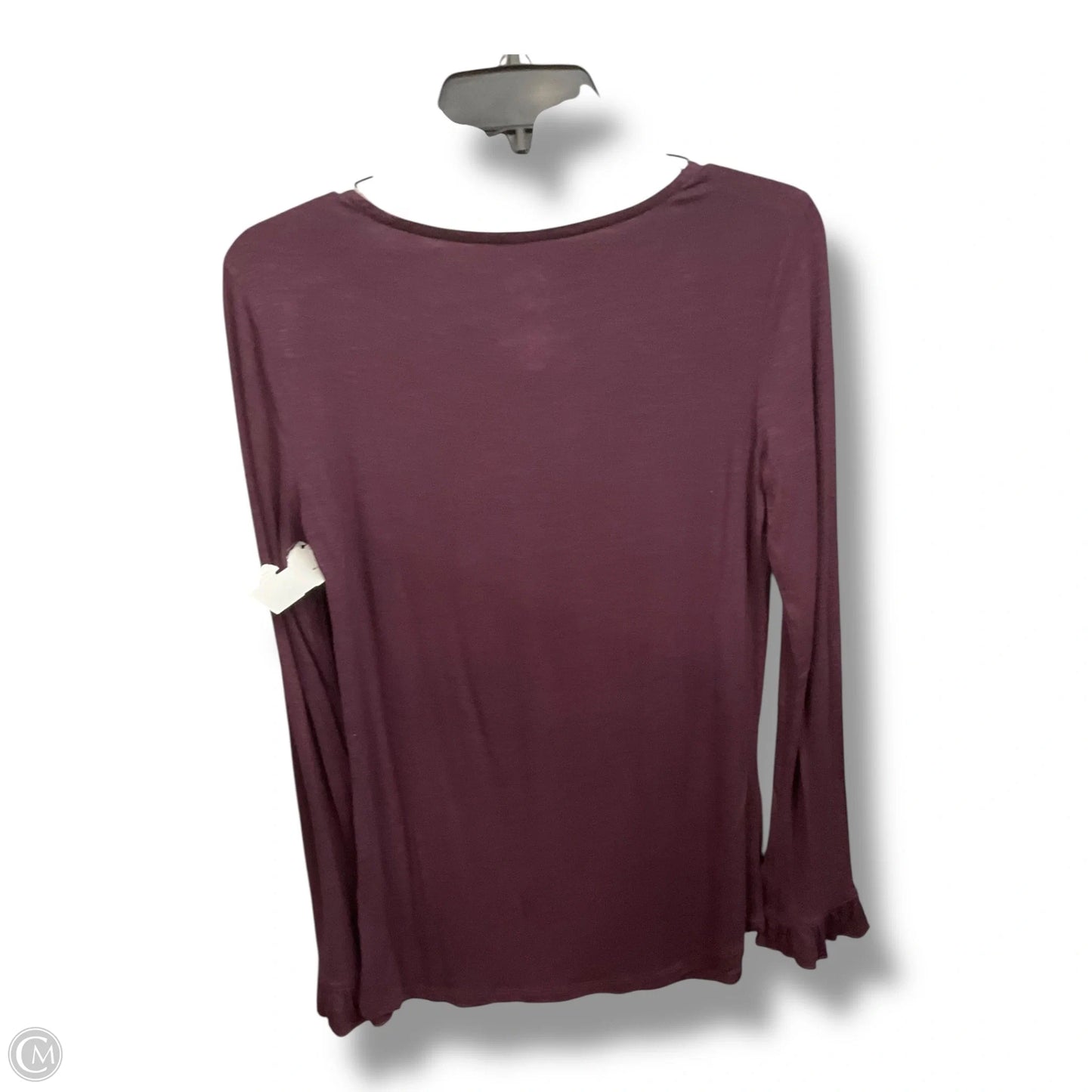 Top Long Sleeve By Maurices In Maroon, Size: Xs
