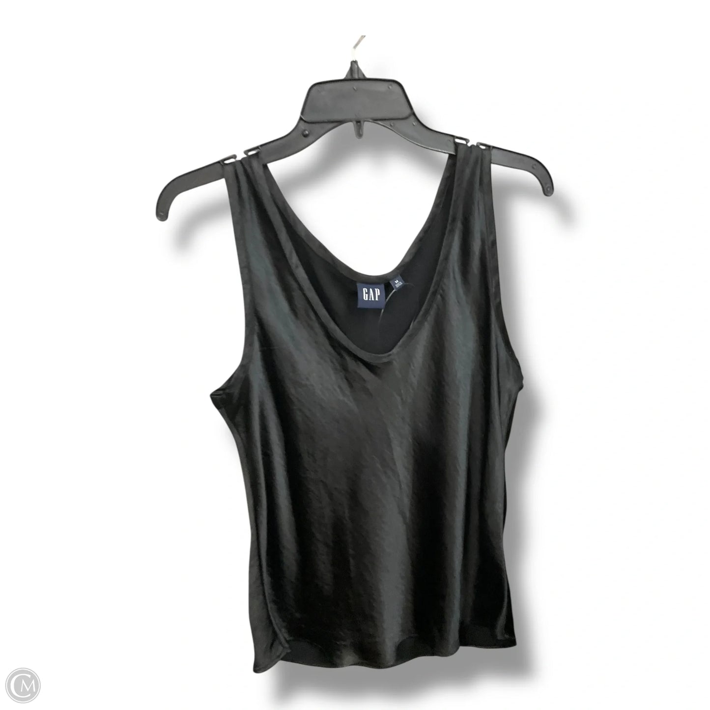 Top Sleeveless By Gap In Black, Size: M