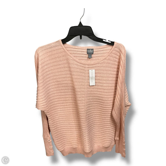 Top Long Sleeve By New York Jean Company In Pink, Size: Xl