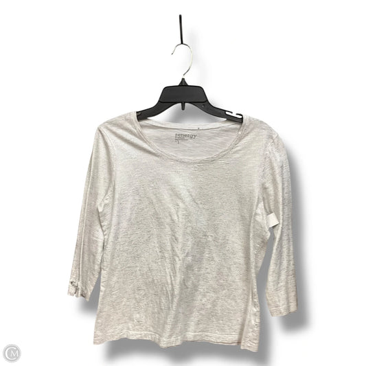 Top 3/4 Sleeve By Chicos In Grey, Size: M