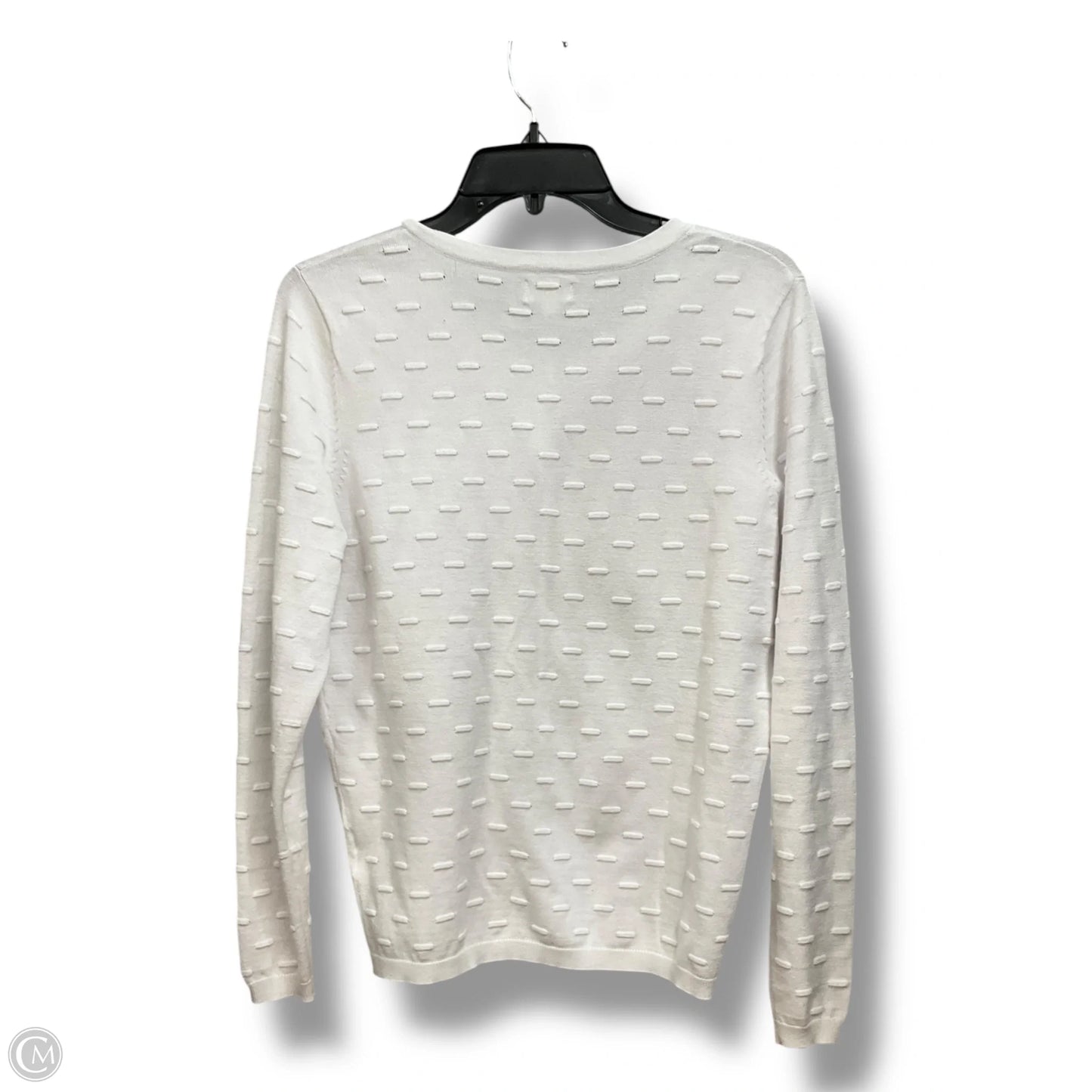 Cardigan By Clothes Mentor In White, Size: M
