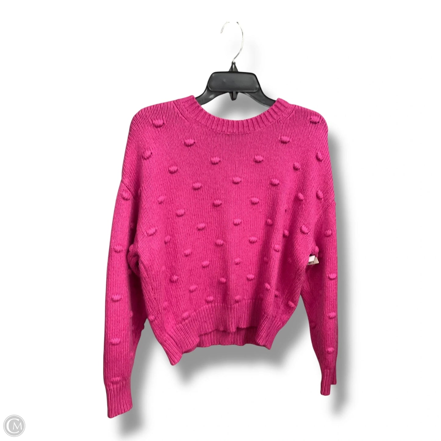 Sweater By Ann Taylor In Pink, Size: L