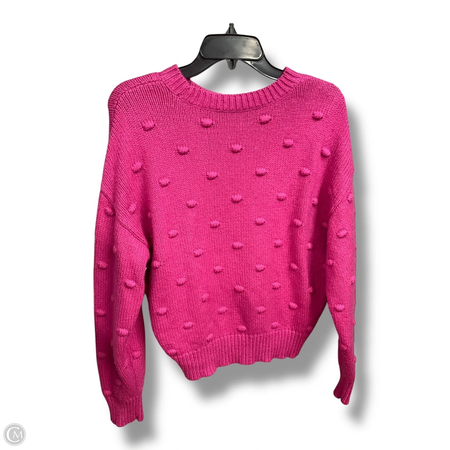 Sweater By Ann Taylor In Pink, Size: L