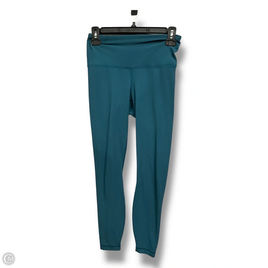 Athletic Capris By Yogalicious In Teal, Size: Xs