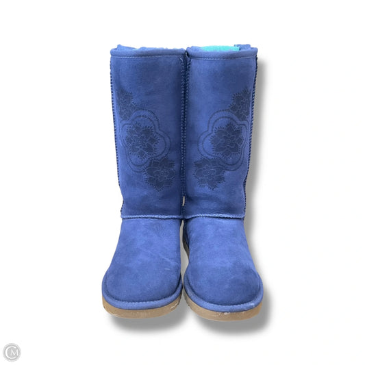 Boots Designer By Ugg In Purple, Size: 6