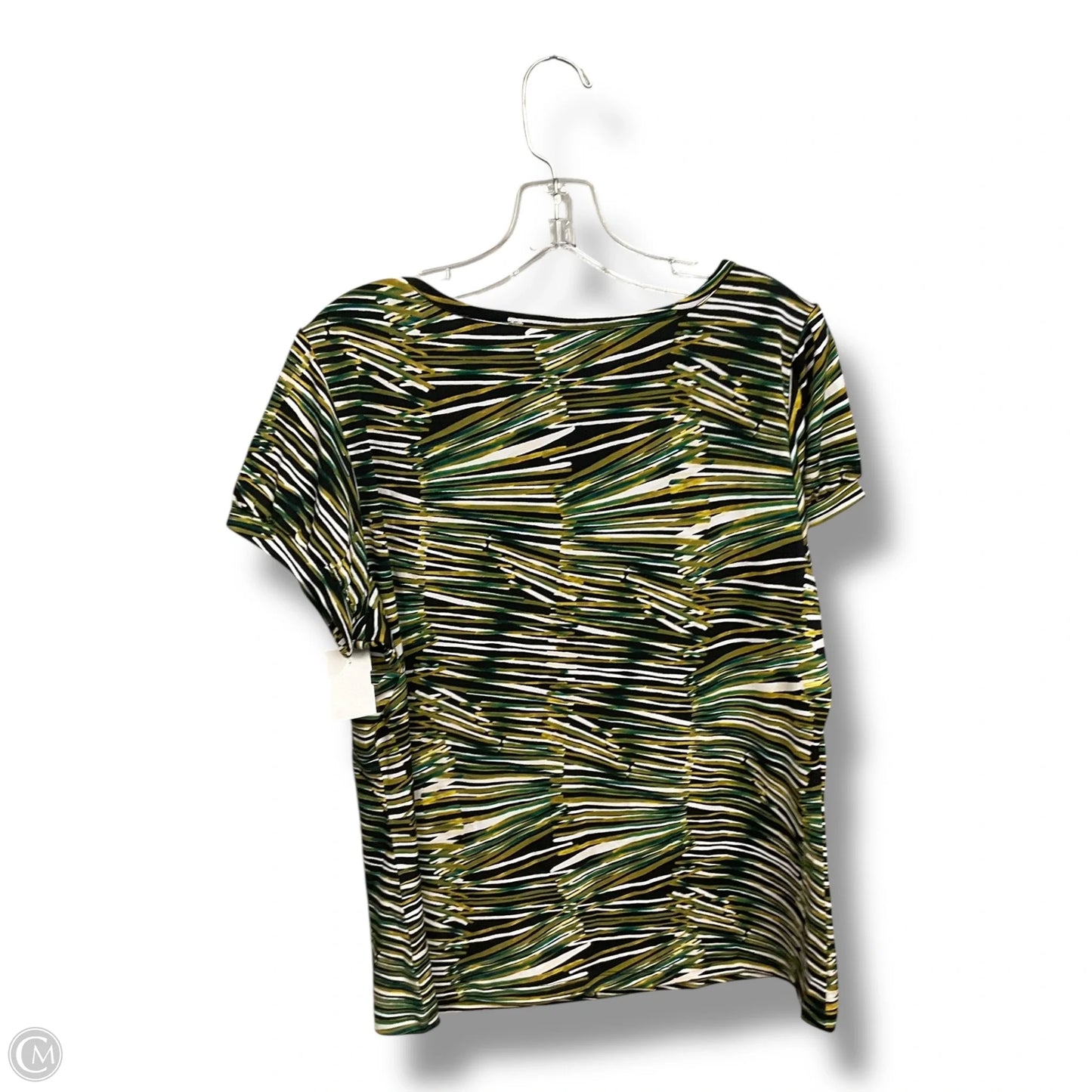 Top Short Sleeve By Worthington In Green, Size: Xlp