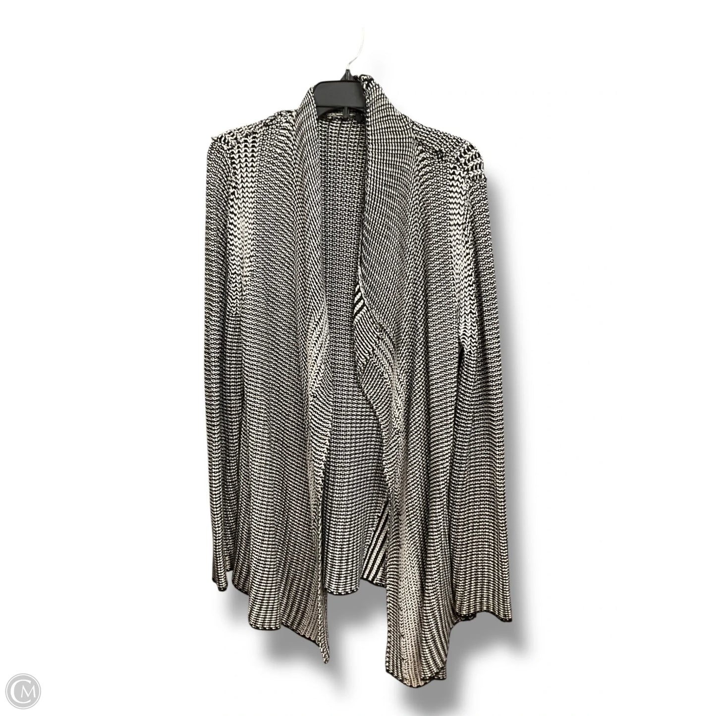 Cardigan By Limited In Black & White, Size: L