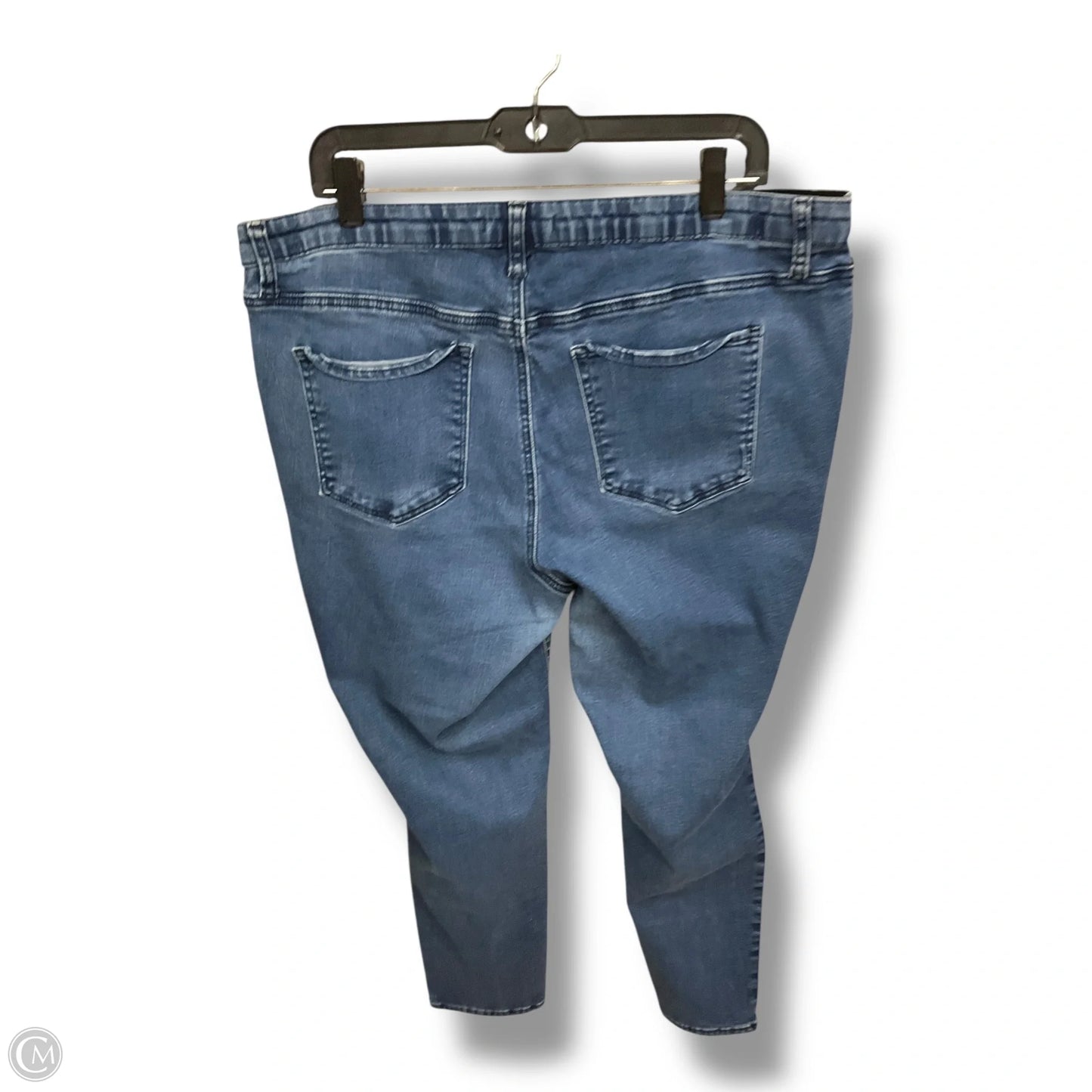 Jeans Straight By Woman Within In Blue Denim, Size: 20