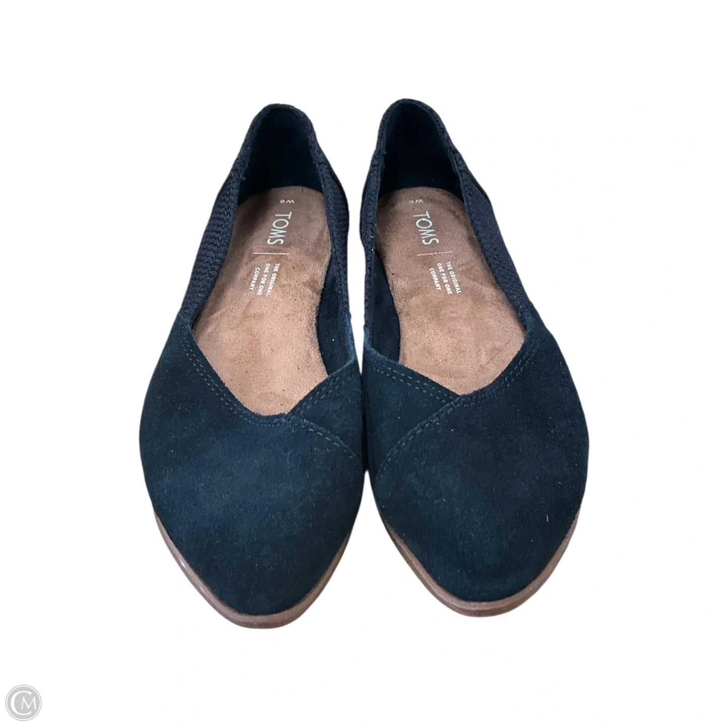 Shoes Flats By Toms In Black, Size: 6