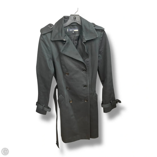 Coat Trench Coat By Anne Klein In Black, Size: S