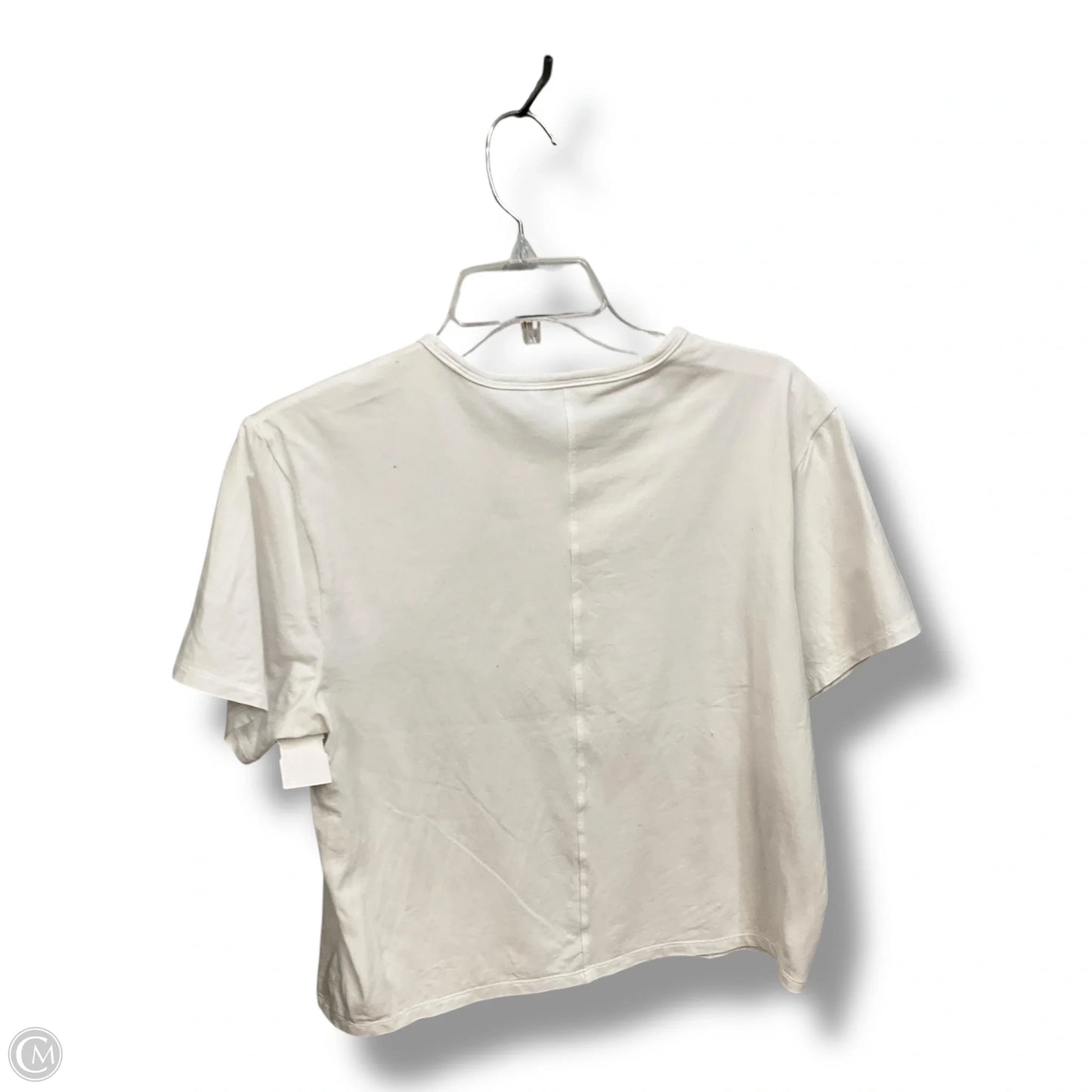 Athletic Top Short Sleeve By Athleta In White, Size: M
