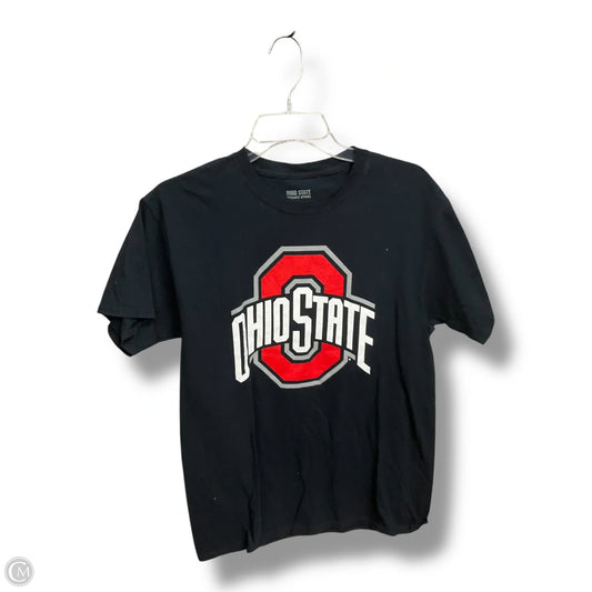 Top Short Sleeve By Authentic In Black, Size: M