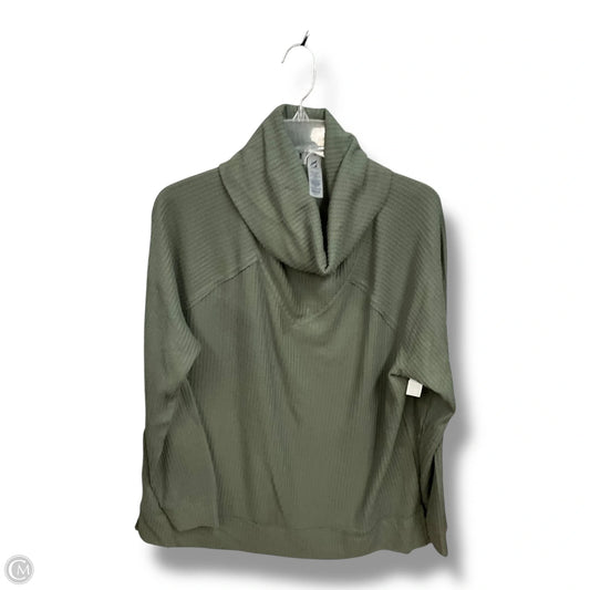 Athletic Top Long Sleeve Collar By Lou And Grey In Green, Size: M