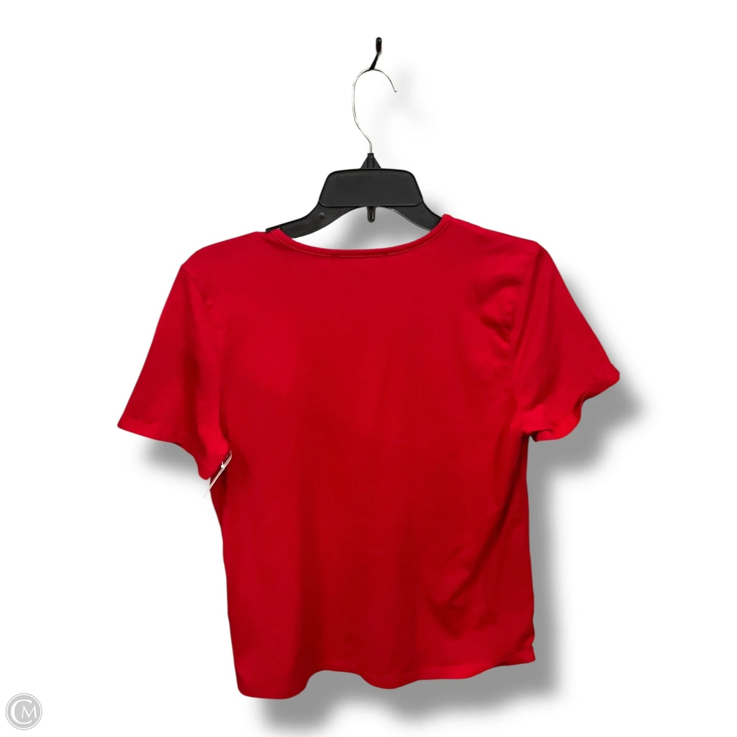 Top Short Sleeve By Tommy Hilfiger In Red, Size: L
