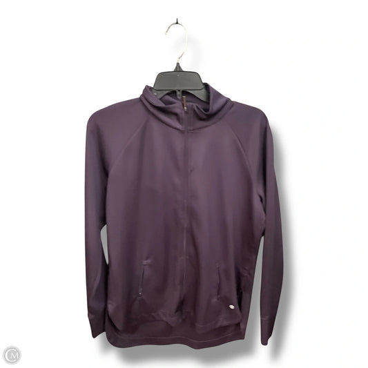 Athletic Jacket By Apana In Purple, Size: L