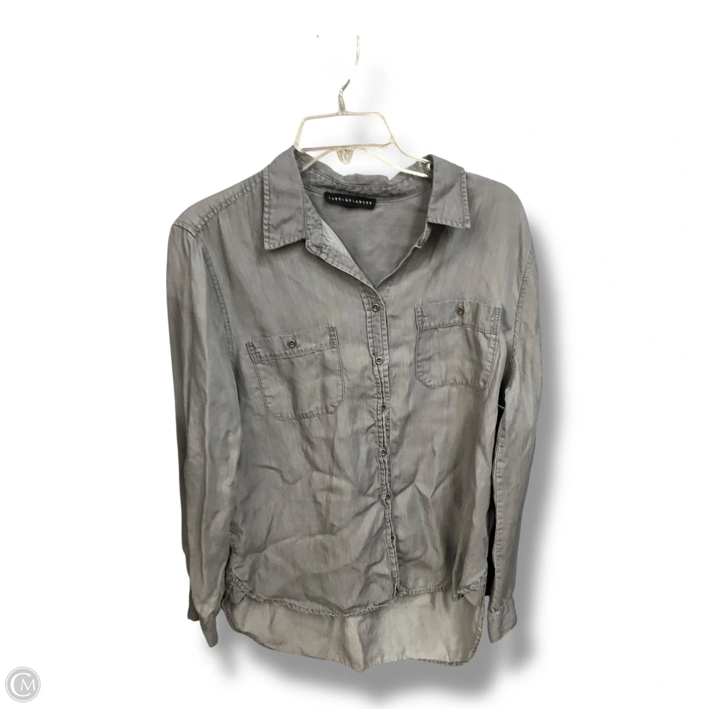 Top Long Sleeve By Jane And Delancey In Grey, Size: L