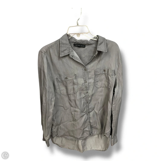 Top Long Sleeve By Jane And Delancey In Grey, Size: L