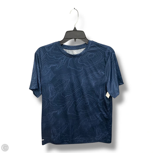 Athletic Top Short Sleeve By Athleta In Blue, Size: M