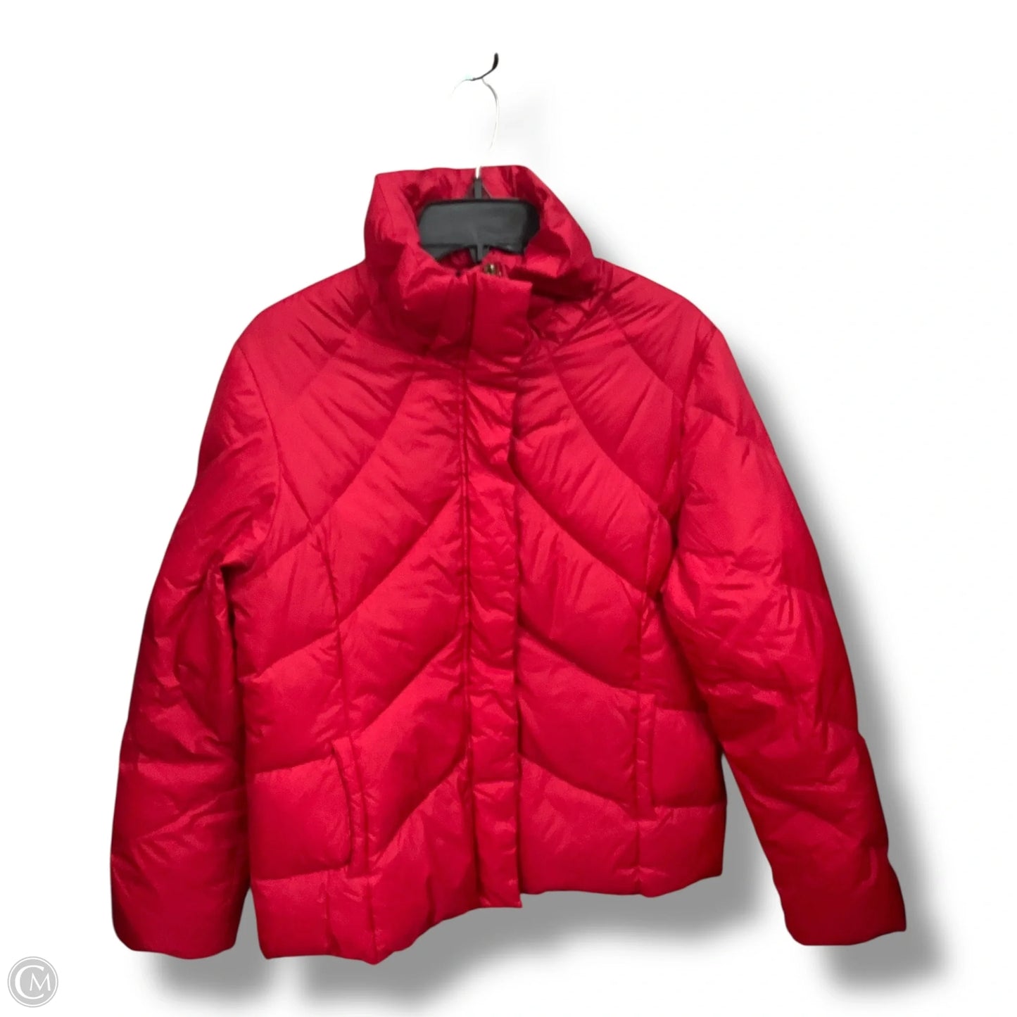 Coat Puffer & Quilted By Tommy Hilfiger In Red, Size: Xl