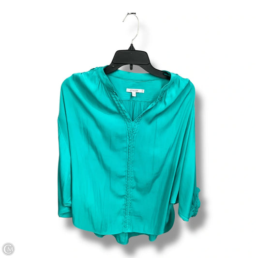 Top Short Sleeve By Chicos In Teal, Size: Xs