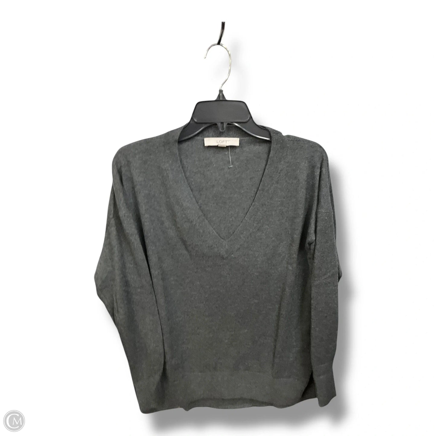 Sweater By Loft In Grey, Size: S