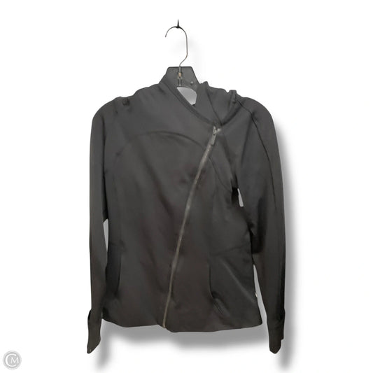 Athletic Jacket By Lululemon In Black, Size: M
