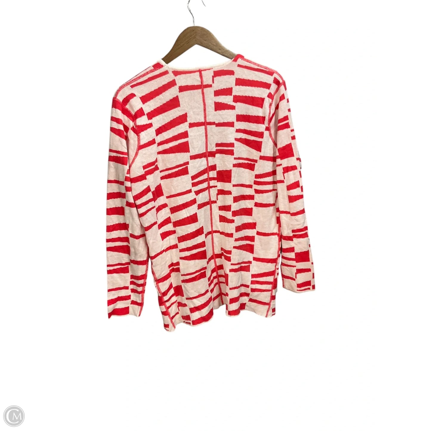 Cardigan By Cmc In Striped Pattern, Size: L