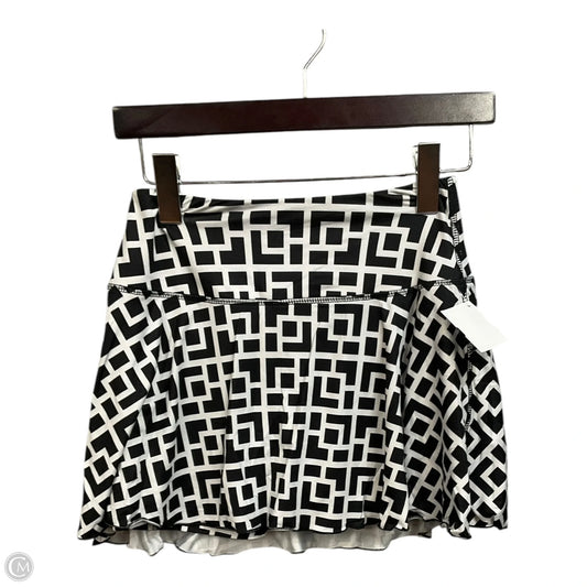 Athletic Skort By Gottex In Black & White, Size: S