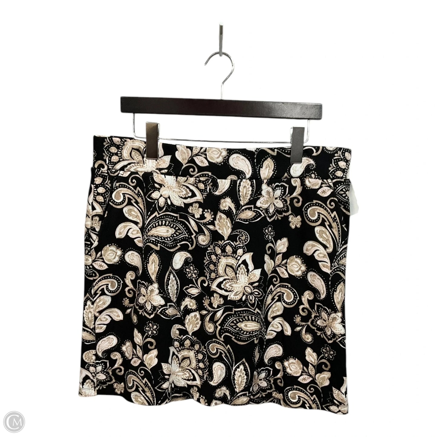 Skort By Belle By Kim Gravel In Black, Size: L