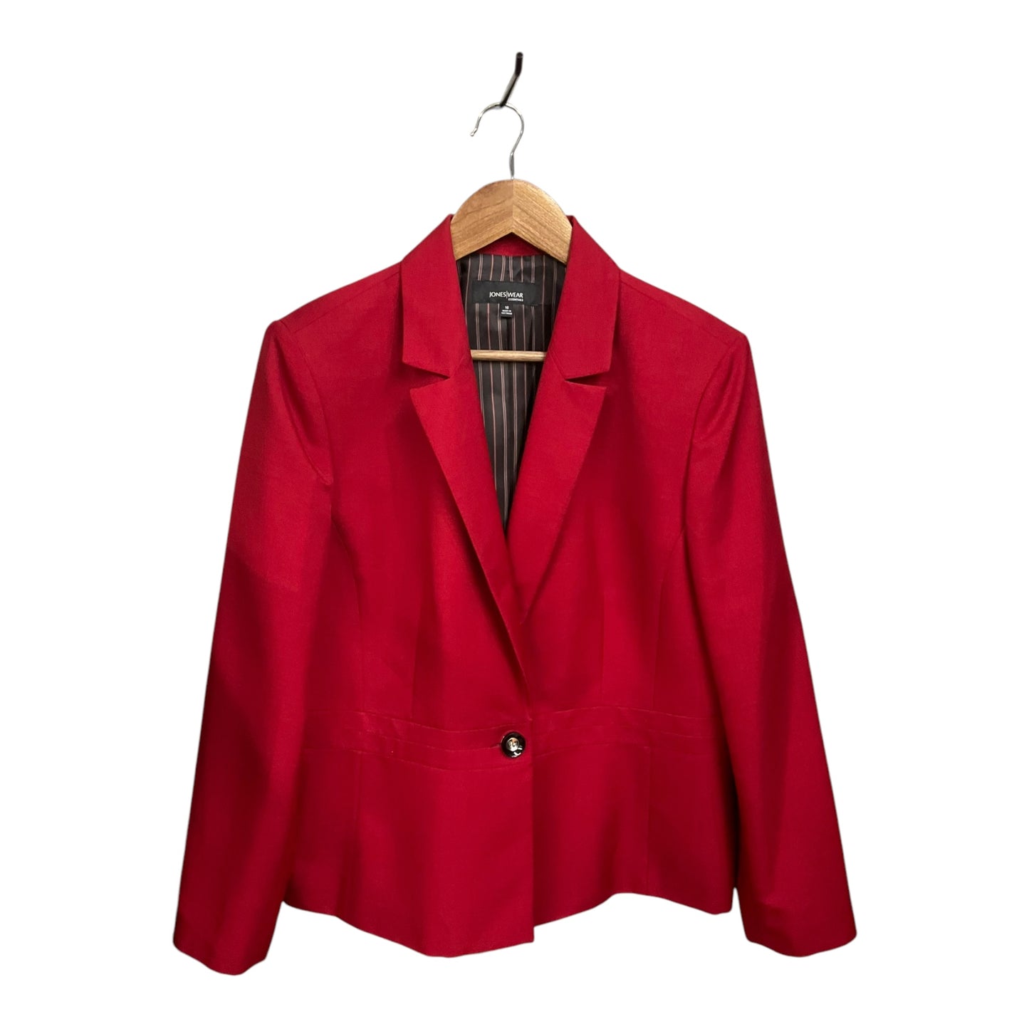 Blazer By Jones Wear In Red, Size: Xl